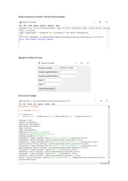 Introducción a Tkinter en Python | PDF | Ventana (informática) | Python ...