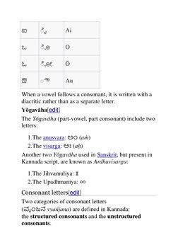 Kannada Alphabet Overview | PDF | Languages Of India | Character Encoding