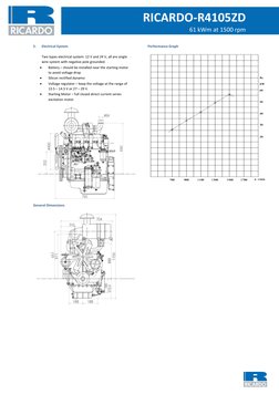 R4105ZD Diesel Engine Overview | PDF | Turbocharger | Diesel Engine