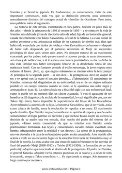 Namiko y el brutal ie japonés. Es fundamental, en consecuencia, tratar de este
importante «personaje», toda vez que su defini