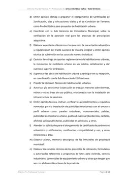 [Informe Final de Prácticas Pre-Profesionales I] | Universidad César Vallejo – Sede Chimbote 
 
 
 
Práctica Pre-Profesional