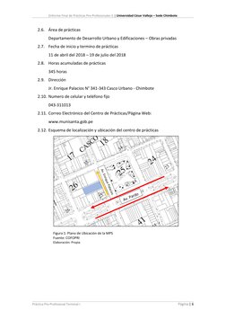 [Informe Final de Prácticas Pre-Profesionales I] | Universidad César Vallejo – Sede Chimbote 
 
 
 
Práctica Pre-Profesional