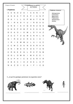 Colegio el Carmelo                                Ciencias Sociales 1ro sec 
 
----- 
ACTIVIDAD 
 
I. Pupiletras 
 
C 
 
A 
E