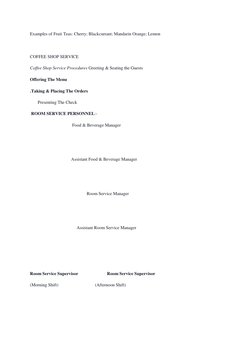 Basic Food and Beverage Service Guide | PDF | Tableware | Hors D'oeuvre