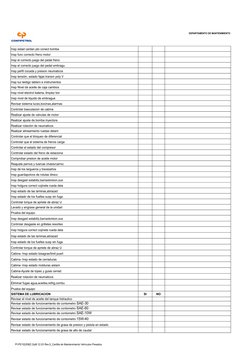 Pl.PE102208Z.OyM.12.03 Rev.0_Cartilla de Mantenimiento Vehículos Pesados
DEPARTAMENTO DE MANTENIMIENTO
Insp estad cardan pto