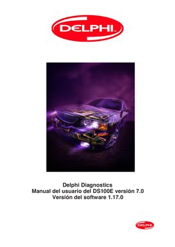 Delphi Diagnostics 
Manual del usua