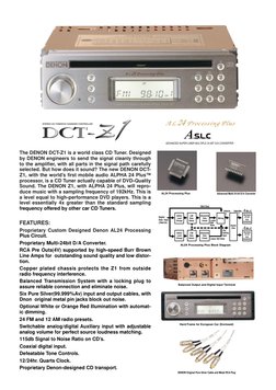 Denon Z1 | PDF | Coaxial Cable | Amplifier