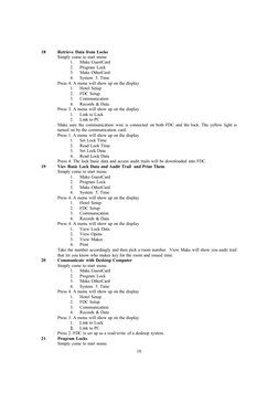 SQM Key Card System Manual | PDF | Desk | Software