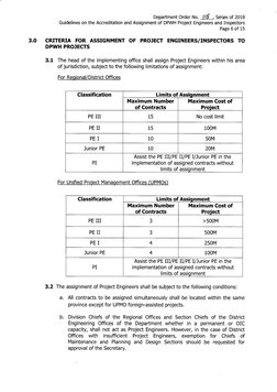 DPWH Project Engineer Accreditation Guidelines | PDF | Engineer ...