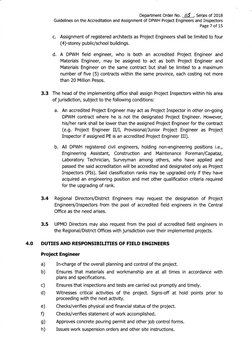 DPWH Project Engineer Accreditation Guidelines | PDF | Engineer ...