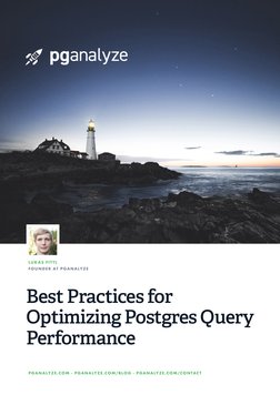 Best Practices for 
Optimizing Postgres Query 
Performance
LUK AS FIT TL
FOUNDER AT PGANALYZE
PGANALYZE.COM  (https://pganaly