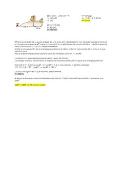 50m =70m – 4.90 m/s² * t²                        V²=Vo²-2gh 
t = √20-4.90                                                V= √