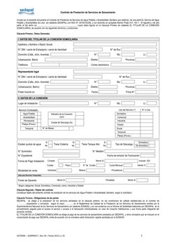 Contrato de Servicios de Agua Potable | PDF | Saneamiento | Regulación