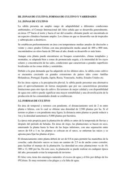 III. ZONAS DE CULTIVO, FORMAS DE CULTIVO Y VARIEDADES 
3.1. ZONAS DE CULTIVO 
La sábila presenta un amplio rango de adaptabil