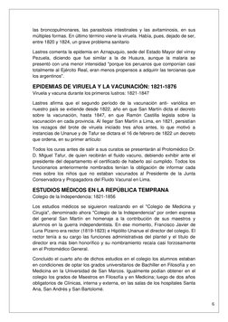 6 
las broncopulmonares, las parasitosis intestinales y las avitaminosis, en sus 
múltiples formas. En último término vie