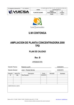 Teléfonos: (00-51-1) 719-2299 / 719-2298 / 719-2297 / 537-8400 Fax Virtual: (00-51-1) 717-1095 
 
Documento controlado, prohi