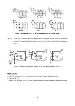 Mod-6 Synchronous Counter Design | PDF | Electronic Design | Digital ...