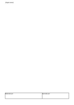 [Digite texto]
    
Elaborado por: 
Aprovado por:
