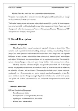 SRS for Hospital Management System | PDF | Computer Network | Software ...