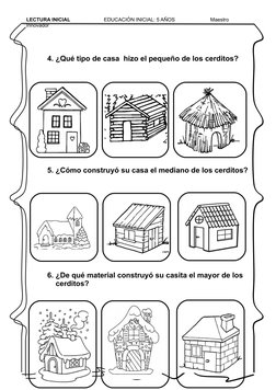 LECTURA INICIAL                      EDUCACIÓN INICIAL: 5 AÑOS                         Maestro 
Innovador
4. ¿Qué tipo de cas