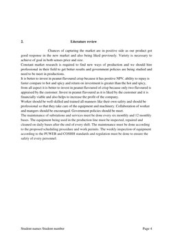 Student names Student number
Page 4
2. Literature review