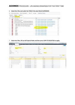 Aconex Drawing Upload Procedure | PDF | Computing | Information ...