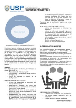FACULTAD DE INGENIERIA 
ESCUELA ARQUITECTURA Y URBANISMO 
GESTIÓN DE PROYECTOS II 
 
 
GESTIÓN DE PROYECTOS II 
 
 
ALCAN