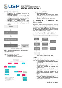 FACULTAD DE INGENIERIA 
ESCUELA ARQUITECTURA Y URBANISMO 
GESTIÓN DE PROYECTOS II 
 
 
GESTIÓN DE PROYECTOS II 
 
JERARQU
