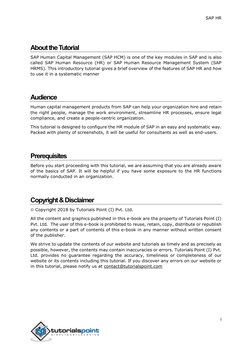 Sap HR Tutorial PDF | PDF | Human Resources | Human Resource Management