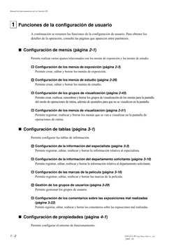 Manual de funcionamiento de la Consola CR 
1 - 2 
010-211-30  Fuji Photo Film Co., Ltd. 
 
2005. 10 
 1  Funciones de la conf