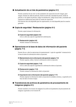Manual de funcionamiento de la Consola CR 
010-211-30  Fuji Photo Film Co., Ltd. 
1 - 3 
2005. 10 
 Actualización de un l