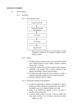 Slope Protection Method Statement | PDF | Concrete | Engineering