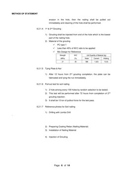Slope Protection Method Statement | PDF | Concrete | Engineering