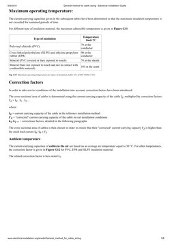 Cable Sizing and Derating Methods Guide | PDF | Electrical Wiring ...