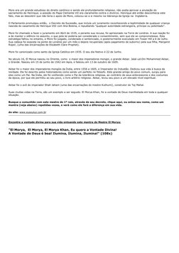 More era um grande estudioso do direito canônico e sendo ele profundamente religioso, não podia aprovar a anulação do 
sacram