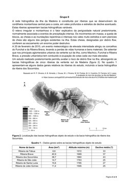 Página 4 de 9 
 
 
Grupo II 
A rede hidrográfica da ilha da Madeira é constituída por ribeiras que se desenvolvem da 
cordilh