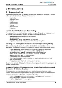 O Level Computer Science Theory Notes | PDF | Computer Data Storage ...