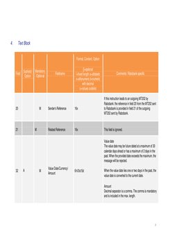 SWIFT MT202 Format Specifications | PDF | Computing