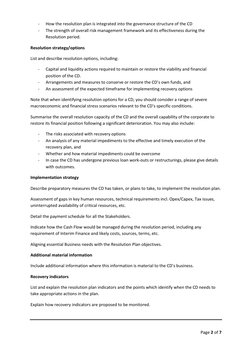 Draft Model Insolvency Resolution Plan | PDF | Security Interest ...