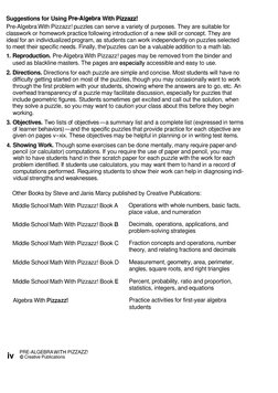 Pre-Algebra with Pizzazz Overview | PDF | Fraction (Mathematics ...