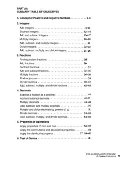 Pre-Algebra with Pizzazz Overview | PDF | Fraction (Mathematics ...