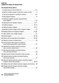 Pre-Algebra with Pizzazz Overview | PDF | Fraction (Mathematics ...