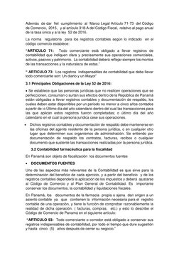 Además  de dar  fiel  cumplimiento  al  Marco Legal Artículo 71-73  del Código 
de Comercio,  2015,   y al artículo 318-A del