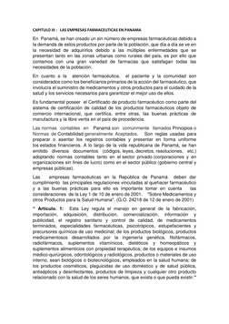 CAPITULO III :   LAS EMPRESAS FARMACEUTICAS EN PANAMA 
En  Panamá, se han creado un sin número de empresas farmacéuticas debi