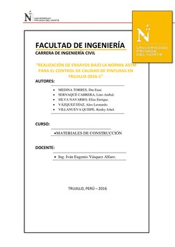 FACULTAD DE INGENIERÍA 
CARRERA DE INGENIERÍA CIVIL 
 
 
 
AUTORES: 
 MEDINA TORRES, Din