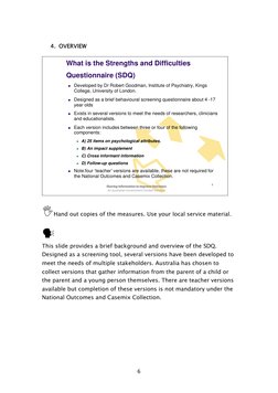Sdq Form SDQ Manual | PDF | Caregiver | Psychiatry