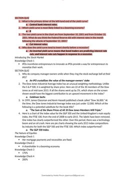 Bloomberg Finance Fundamentals Answers | PDF | Yield Curve | Government ...