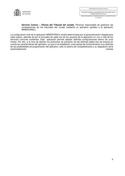 SECRETARÍA DE ESTADO DE JUSTICIA 
 
SECRETARÍA GENERAL DE MODERNIZACIÓN Y RELACIONES CON LA 
ADMINISTRACIÓN DE JUSTICIA 
 
MI