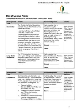 Standard Construction Management Plan Template | PDF | Traffic | Road