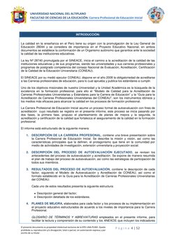 UNIVERSIDAD NACIONAL DEL ALTIPLANO  
FACULTAD DE CIENCIAS DE LA EDUCACIÓN: Carrera Profesional de Educación Inicial